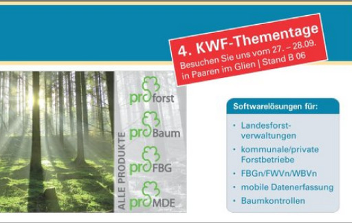 GISCON – Systems participates in the 4th KWF Focus-Days on 27. and 28. September 2017